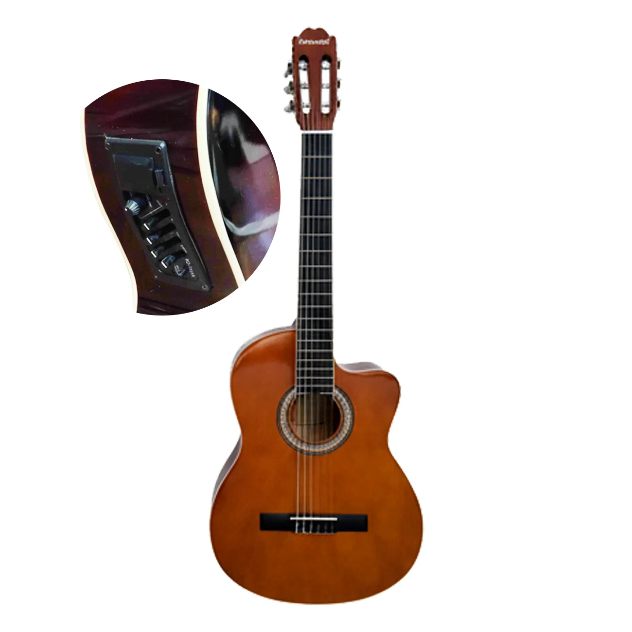 Masterwork Elektro Klasik Gitar Turuncu Masterwork Elektro Klasik Gitar Turuncu