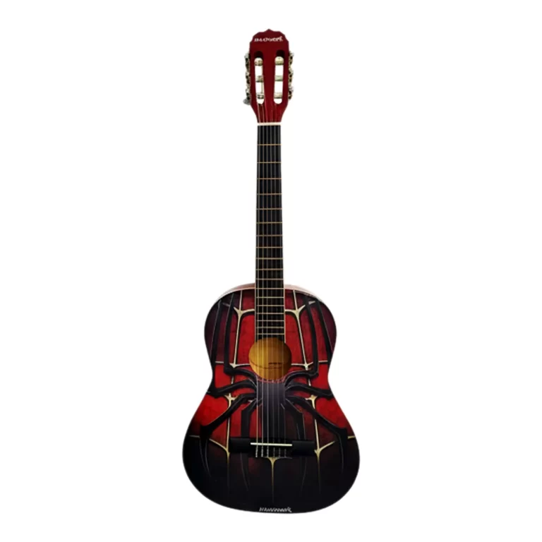 Masterwork Junior Klasik Gitar Desenli Kırmızı
