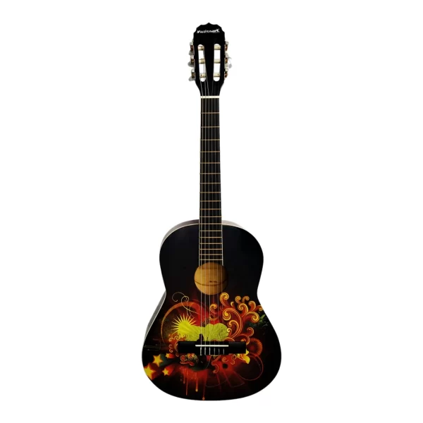 Masterwork Junior Klasik Gitar Desenli Siyah