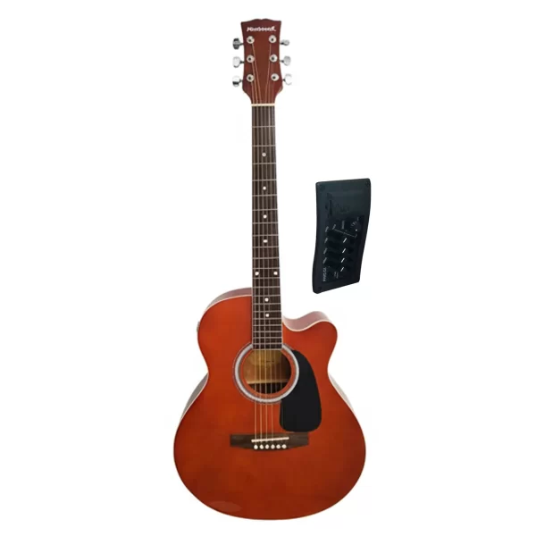 Masterwork Profesyonel Akustik Gitar turuncu
