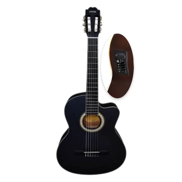 Paris Elektro Klasik Gitar Siyah