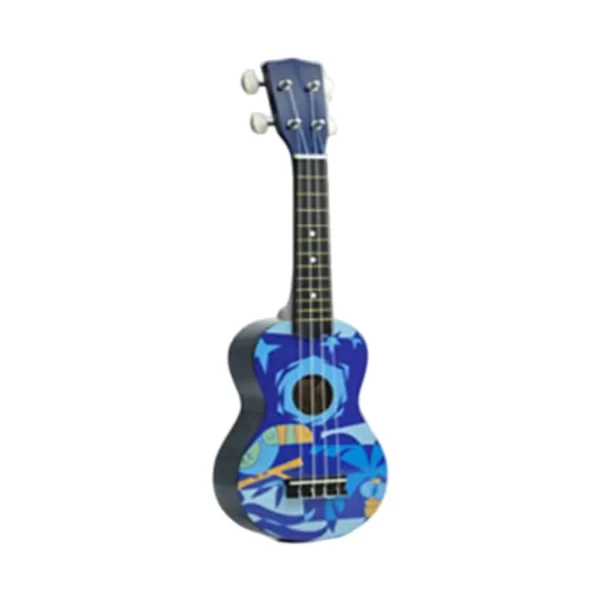 Renkli Ukulele Koyu Mavi